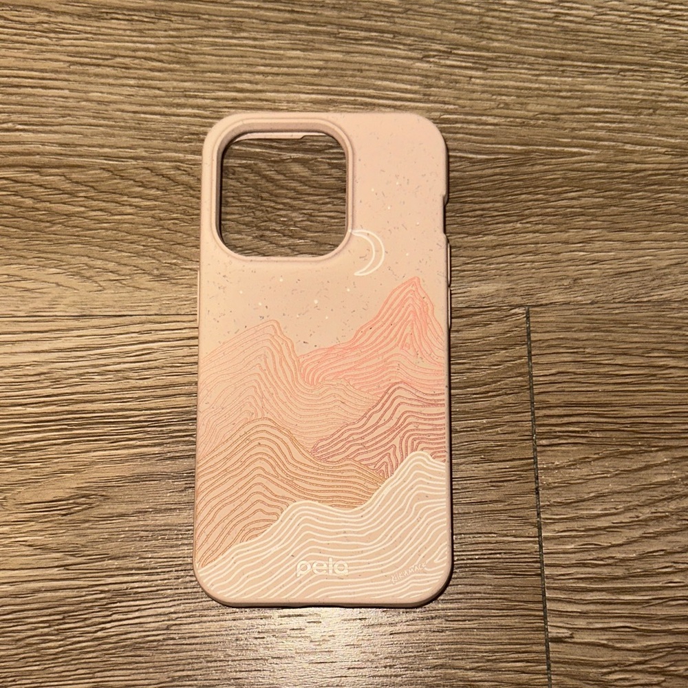 Pela Pink Mountain Design Phone Case iPhone 14 Pro